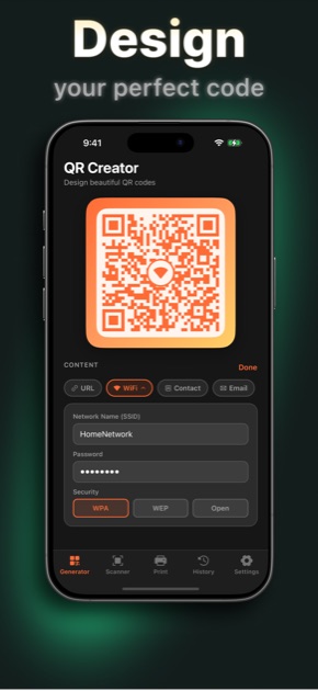 QR Creator — Avery-compatible sticker sheet preview